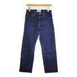 YAECA スリム 17-14W 日本製 サイズ29 デニムパンツ インディゴ INDIGO ネイビー レディース ヤエカ【中古】6-0927G△