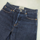 YAECA スリム 17-14W 日本製 サイズ29 デニムパンツ インディゴ INDIGO ネイビー レディース ヤエカ【中古】6-0927G△