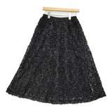 TORRAZZO DONNA 未使用品 トラッゾドンナ スカート SKIRT 定価19800円 ロングスカート 25AW ブラック レディース トラッゾドンナ【中古】6-0814G♪