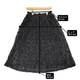 TORRAZZO DONNA 未使用品 トラッゾドンナ スカート SKIRT 定価19800円 ロングスカート 25AW ブラック レディース トラッゾドンナ【中古】6-0814G♪
