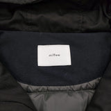 miffew テントラインジップアップダウンコート サイズ2 定価110000円 few25wjk5344 ダウンコート 25AW ブラック レディース ミフュー【中古】6-0818A♪
