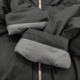 miffew テントラインジップアップダウンコート サイズ2 定価110000円 few25wjk5344 ダウンコート 25AW ブラック レディース ミフュー【中古】6-0818A♪