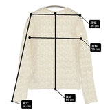IENA Flowerストレッチレースプルオーバー 定価13200円 カットソー 25AW 生成 ナチュラル レディース イエナ【中古】6-0821M♪