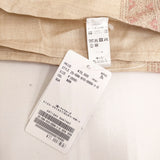ARTISAV アルディサブ 新品 kantha2 定価77000円 IENA購入 刺繍 シルク 大判 ストール ベージュ ピンク レディース【中古】6-0821G♪