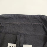 MHL. COTTON LINEN SHIRTING 定価31900円 595-1157551 サイズ2 半袖 ワンピース ネイビー レディース エムエイチエル【中古】6-0817S◎