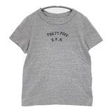 45R/45rpm ロゴ コットン サイズ1 半袖Ｔシャツ カットソー グレー レディース フォーティーファイブアールピーエム【中古】6-0817S◎