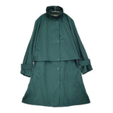 HIROKO BIS 3WAY タフタコート サイズ11 定価53900円 スリーブレスジレ ジャケット コート グリーン レディース ヒロコビス【中古】6-0821M♪