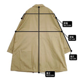 HARVESTY オーバーハーフコート 定価30800円 サイズ1 A32501-1 コート 25SS ベージュ レディース ハーベスティ【中古】6-0930M∞
