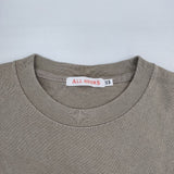 ALL HOURS オールアワーズ コットン DEPARTS サイズ3 プリント 半袖Ｔシャツ カットソー グレージュ レディース【中古】6-0826S∞