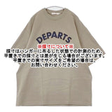ALL HOURS オールアワーズ コットン DEPARTS サイズ3 プリント 半袖Ｔシャツ カットソー グレージュ レディース【中古】6-0826S∞