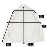 45R/45rpm 三子のカットワークフリルブラウス 定価57200円 ブラウス シャツ ホワイト レディース フォーティーファイブアールピーエム【中古】6-0811M♪
