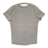 45R/45rpm 未使用品 WEB限定 ONEONE 宝物のチビTシャツ（トップ) 定価10450円 半袖Ｔシャツ カットソー 26SS 杢グレー レディース フォーティーファイブアールピーエム【中古】6-0811S♪