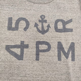 45R/45rpm 未使用品 WEB限定 ONEONE 宝物のチビTシャツ（トップ) 定価10450円 半袖Ｔシャツ カットソー 26SS 杢グレー レディース フォーティーファイブアールピーエム【中古】6-0811S♪