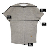 45R/45rpm 未使用品 WEB限定 ONEONE 宝物のチビTシャツ（トップ) 定価10450円 半袖Ｔシャツ カットソー 26SS 杢グレー レディース フォーティーファイブアールピーエム【中古】6-0811S♪