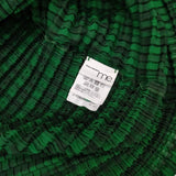 me ISSEY MIYAKE チェックプリントプリーツ MI31FO262 ジャケット グリーン ブラック レディース ミー イッセイミヤケ【中古】6-0930M∞