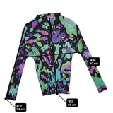 PLEATS PLEASE ISSEY MIYAKE 総柄 プリーツ PP43JK691 サイズ3 長袖Ｔシャツ カットソー ロンＴ マルチカラー レディース プリーツプリーズ【中古】6-0930M∞