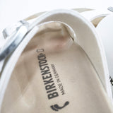 BIRKENSTOCK ARIZONA アリゾナ サイズ38 ナロー幅 サンダル ホワイト レディース ビルケンシュトック【中古】6-0815S◎