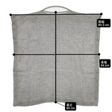 evam eva linen poncho リネンポンチョ ワンピース 定価26400円 E221T193 ポンチョ グレー レディース エヴァムエヴァ【中古】6-0828S◎
