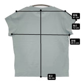 MARGARET HOWELL PLAIN COTTON JERSEY TOP 578-6168201 定価16500円 コットン 半袖Ｔシャツ カットソー 26SS ターコイズ ブルーグレー レディース マーガレットハウエル【中古】6-0814S♪