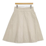 MARGARET HOWELL COTTON LINEN TWILL SKIRT 定価35200円 578-6132008 ロングスカート ベージュ レディース マーガレットハウエル【中古】6-1003M∞