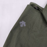 DESCENTE WRAP SKIRT ラップ ポリエステルコットン ロングスカート カーキ レディース デサント【中古】6-0926M∞