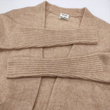 ACNE STUDIOS ウールモヘア混ニット サイズXXS ロング カーディガン ベージュ レディース アクネストゥディオズ【中古】6-1016T♪