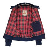 BARACUTA ハリントンジャケット サイズ30 英国製 1701184 スイングトップ ブルゾン ネイビー レディース バラクータ【中古】6-0814M♪