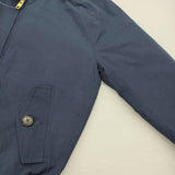 BARACUTA ハリントンジャケット サイズ30 英国製 1701184 スイングトップ ブルゾン ネイビー レディース バラクータ【中古】6-0814M♪