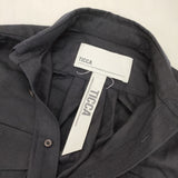TICCA サファリシャツワンピース TAGA-321-01 ウール ワンピース ネイビー 濃紺 レディース ティッカ【中古】6-1003M∞