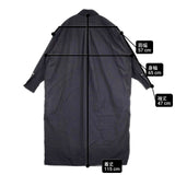 TICCA サファリシャツワンピース TAGA-321-01 ウール ワンピース ネイビー 濃紺 レディース ティッカ【中古】6-1003M∞