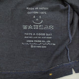 45R/45rpm 墨絵de フクロウ908オーシャンTシャツ サイズ1 半袖Ｔシャツ カットソー インディゴ ネイビー レディース フォーティーファイブアールピーエム【中古】6-0814S♪