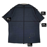 45R/45rpm 墨絵de フクロウ908オーシャンTシャツ サイズ1 半袖Ｔシャツ カットソー インディゴ ネイビー レディース フォーティーファイブアールピーエム【中古】6-0814S♪
