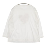 Ami by LF アミバイリンクフロー シンボリックスムースプルオーバー 定価14300円 サイズL 長袖Ｔシャツ カットソー ロンＴ ホワイト レディース【中古】6-1003M∞