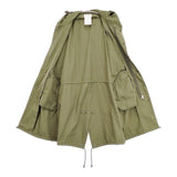 YAECA LIKE WEAR M-51パーカ 定価68200円 23502 コットン サイズ34 コート カーキ OLIVE レディース ヤエカ【中古】6-0930M∞