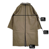 Liesse REVERSIBLE OVERCOAT 3 定価85800円 大草直子コラボ ガンクラブチェック リバーシブル コート 25AW カーキ レディース リエス【中古】6-0925T♪