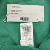 VISVIM COURT HOODIE F.Z. サイズ3 0126105010034 スウェットフーディ パーカー 26SS LT.GREEN ライトグリーン メンズ ビズビム/ヴィズヴィム【中古】6-0821M♪