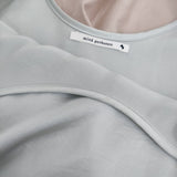 mina perhonen anemone xs3673 シルクコットン ギャザードレス 定価63800円 ワンピース ピンクベージュ レディース ミナペルホネン【中古】6-0821S♪