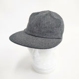 ironari 乗馬キャップ Joba Cap I23963B ヘリンボーン 帽子 キャップ チャコールグレー メンズ イロナリ【中古】6-0911T◎