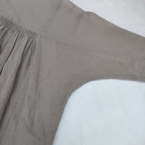 evam eva コットンシルク シャーリング プルオーバー ブラウス 定価26400円 E231T095 ブラウス シャツ 23SS グレージュ レディース エヴァムエヴァ【中古】6-0930M∞