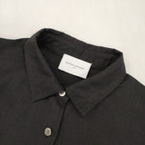 UNITED ARROWS リネン ドルマン シャツ ブラウス 定価21890円 長袖シャツ 25SS ブラック レディース ユナイテッドアローズ【中古】6-0930M∞