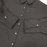 UNITED ARROWS リネン ドルマン シャツ ブラウス 定価21890円 長袖シャツ 25SS ブラック レディース ユナイテッドアローズ【中古】6-0930M∞