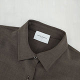 UNITED ARROWS ドルマン シャツ ウォッシャブル ブラウス 定価21890円 1511-1-445435 ブラウス シャツ 25AW ブラウン レディース ユナイテッドアローズ【中古】6-0930M∞