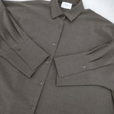 UNITED ARROWS ドルマン シャツ ウォッシャブル ブラウス 定価21890円 1511-1-445435 ブラウス シャツ 25AW ブラウン レディース ユナイテッドアローズ【中古】6-0930M∞