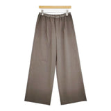 UNITED ARROWS サテン ウエスト イージー パンツ ウォッシャブル 定価21890円 サイズ38 パンツ 25AW ブラウン レディース ユナイテッドアローズ【中古】6-0930G∞