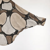 ISSEY MIYAKE STONE 墨流し IM13FJ011 ドルマンスリーブ 長袖シャツ 21AW ベージュ グレー レディース イッセイミヤケ【中古】6-0821M♪