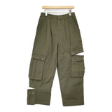 P.A.M./PERKS AND MINI パム/パークスアンドミニ GATEWAY CARGO BRI BRI PANTS 定価42900円 サイズM カーゴパンツ カーキ グリーン レディース【中古】6-0818G♪