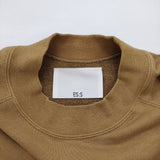 ES:S エス 新品 CUT-OFF SLEEVE SWEAT SHIRT サイズM 定価26400円 日本製 カットオフ スウェット 24SS ベージュ レディース【中古】6-0818M♪