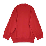 MAGLIANO 新品 CHE GUE SWEATER サイズL 定価138600円 R58302282 コットン セーター ニット レッド ブラック メンズ マリアーノ【中古】6-0818M♪