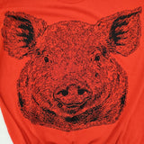 MAGLIANO 新品 CHE GUE SWEATER サイズL 定価138600円 R58302282 コットン セーター ニット レッド ブラック メンズ マリアーノ【中古】6-0818M♪