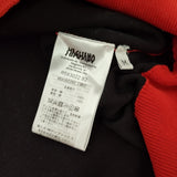 MAGLIANO 新品 CHE GUE SWEATER サイズM 定価138600円 R58302282 コットン セーター ニット レッド ブラック メンズ マリアーノ【中古】6-0818M♪